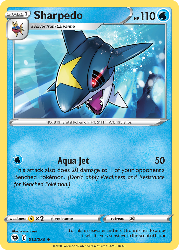 Sharpedo (012/073) [Sword & Shield: Champion's Path] | Good Games Morley