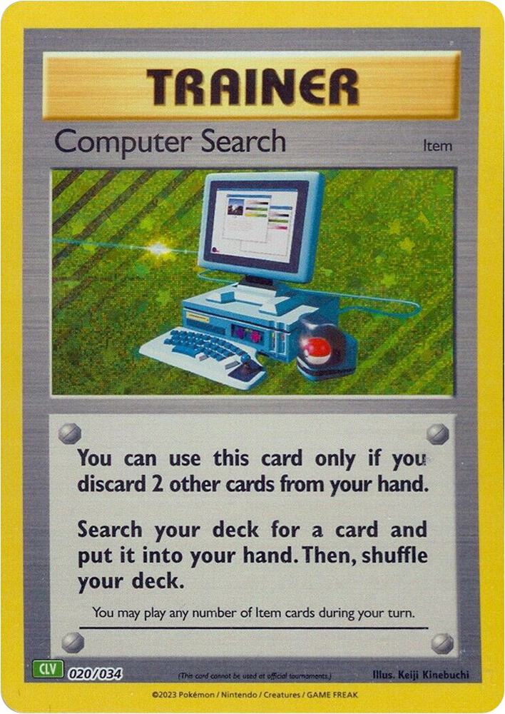 Computer Search CLV 020/034 (Trading Card Game Classic)  - Holofoil | Good Games Morley