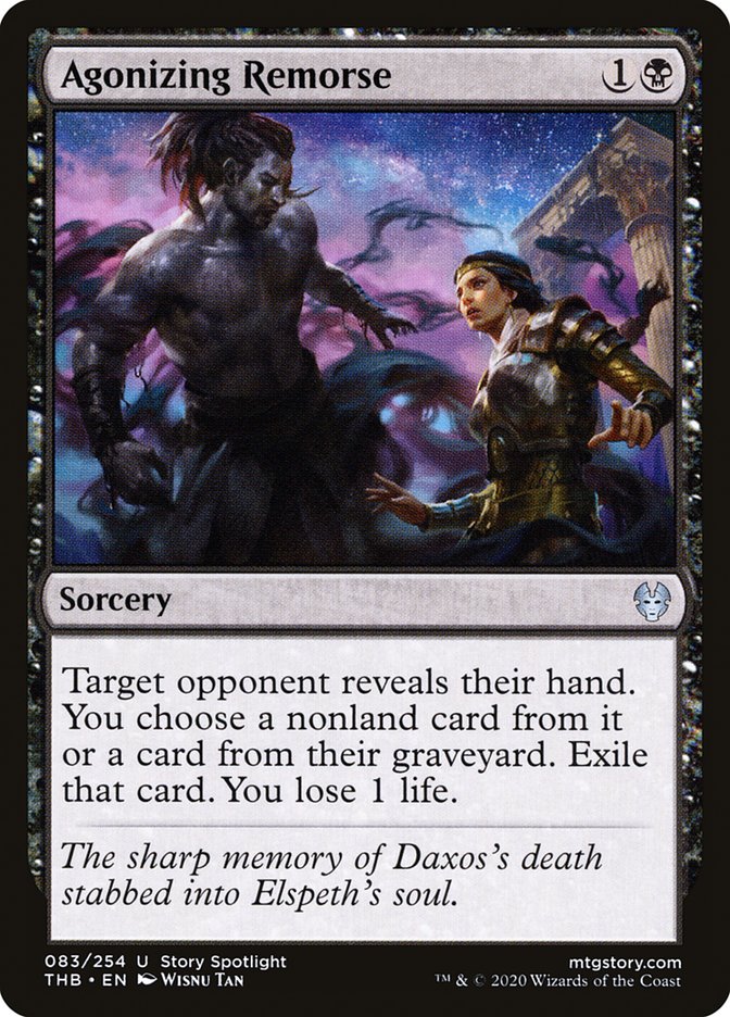 Agonizing Remorse 83/254 (Theros Beyond Death)  | Good Games Morley