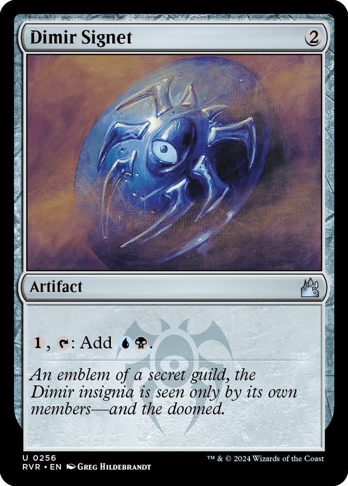 Dimir Signet 256 (Ravnica Remastered)  - Foil | Good Games Morley
