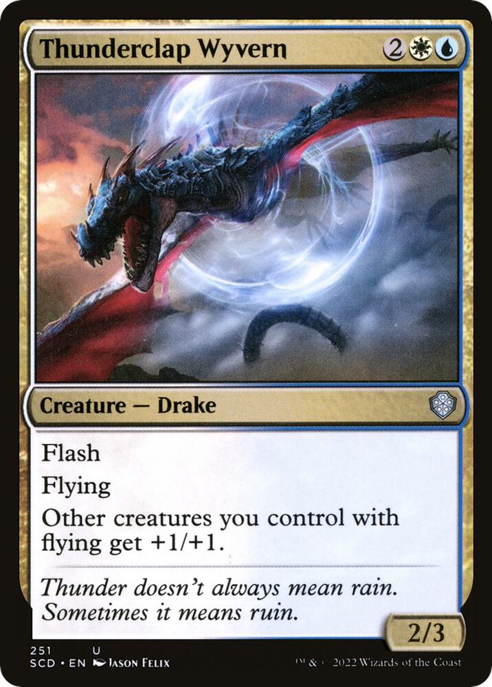Thunderclap Wyvern 251/352 (Starter Commander Decks)  | Good Games Morley