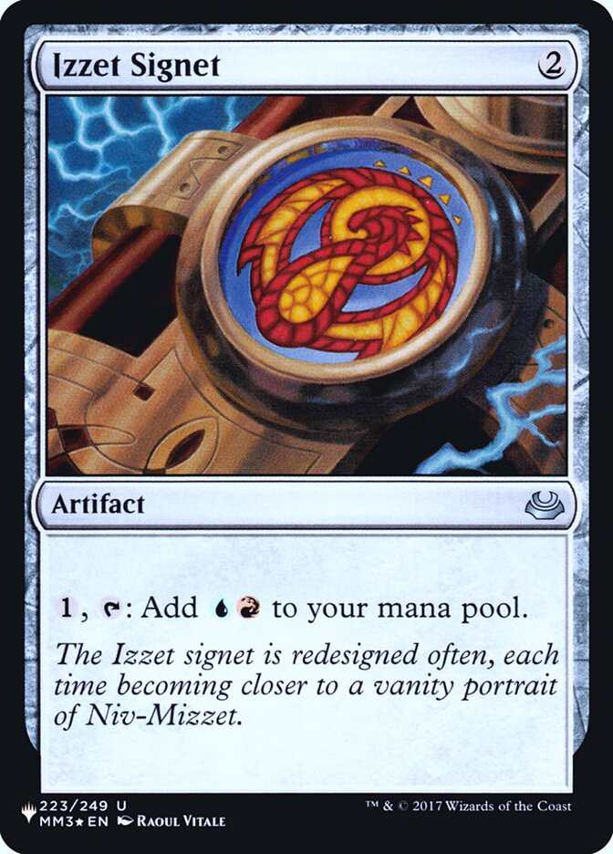 Izzet Signet [Secret Lair: Heads I Win, Tails You Lose] | Good Games Morley