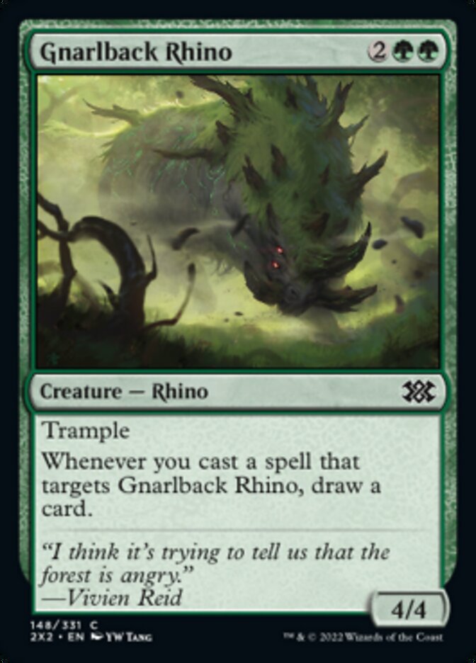 Gnarlback Rhino [Double Masters 2022] | Good Games Morley