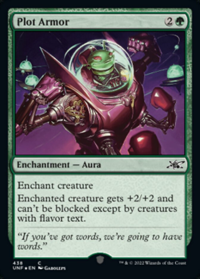 Plot Armor (Galaxy Foil) [Unfinity] | Good Games Morley