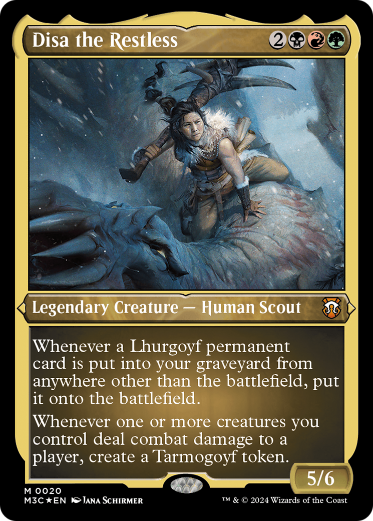 Disa the Restless (Foil Etched) [Modern Horizons 3 Commander] | Good Games Morley