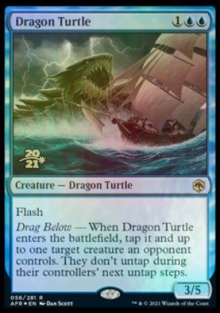 Dragon Turtle [Dungeons & Dragons: Adventures in the Forgotten Realms Prerelease Promos] | Good Games Morley
