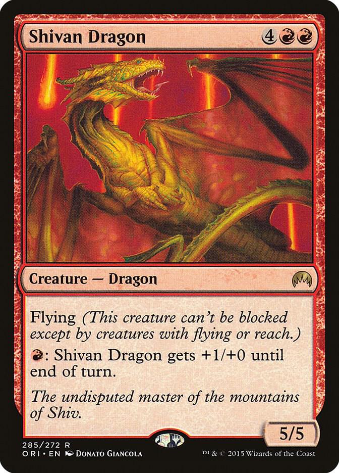 Shivan Dragon 285/272 (Magic Origins)  | Good Games Morley