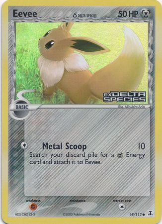 Eevee (68/113) (Delta Species) (Stamped) [EX: Delta Species] | Good Games Morley