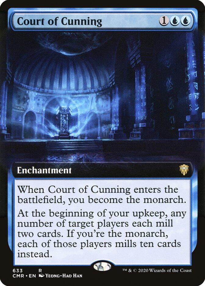 Court of Cunning 633 (Commander Legends)  - Extended Art | Good Games Morley