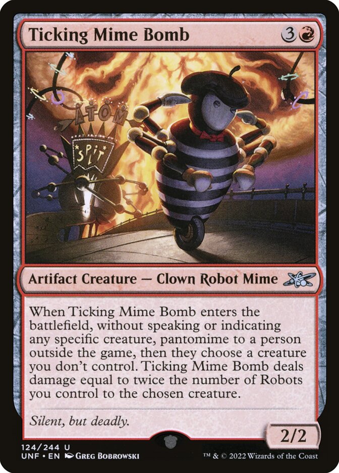 Ticking Mime Bomb 124/244 (Unfinity)  | Good Games Morley