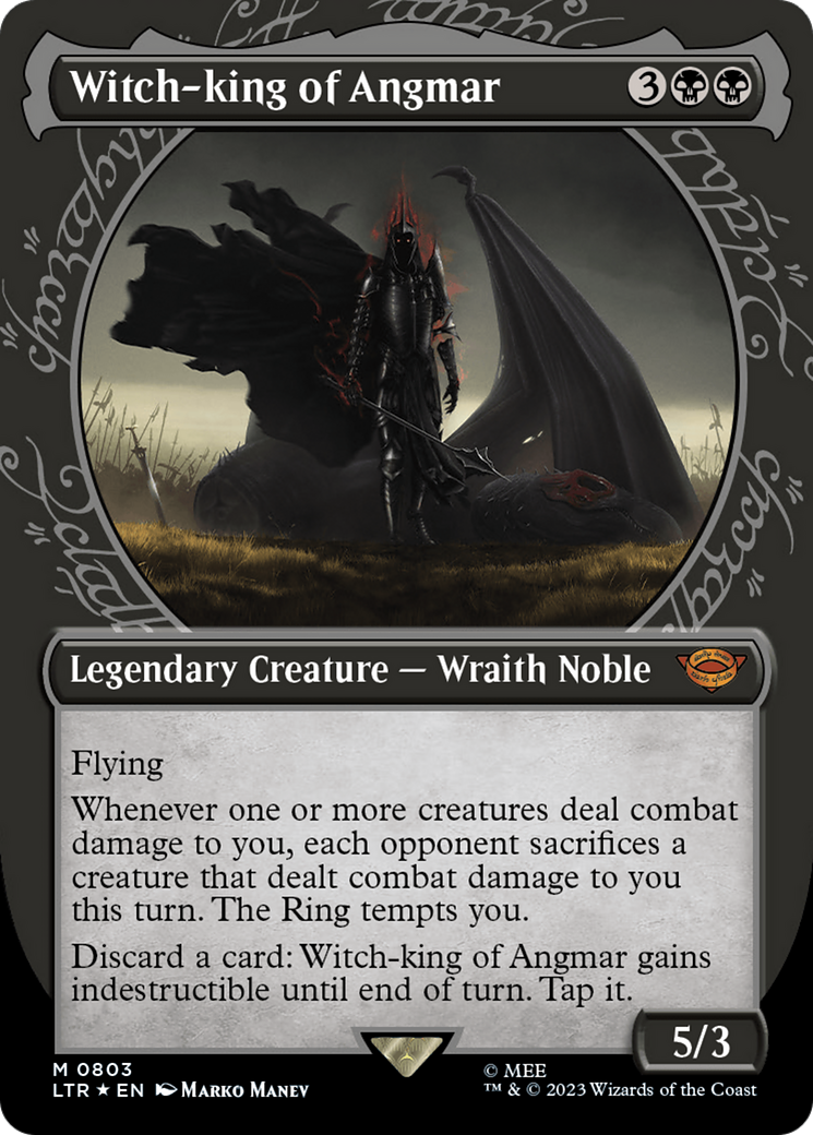 Witch-king of Angmar (Showcase) (Surge Foil) [The Lord of the Rings: Tales of Middle-Earth] | Good Games Morley