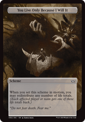You Live Only Because I Will It (Full Art) [Duskmourn: Archenemy] | Good Games Morley