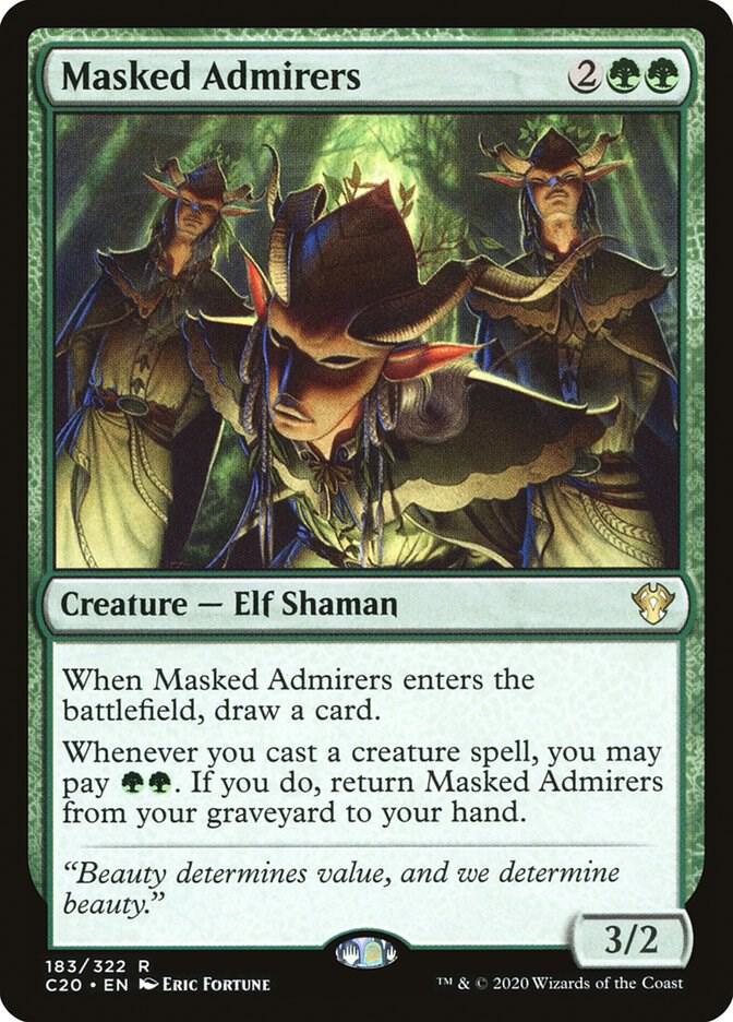 Masked Admirers 183/322 (Commander 2020)  | Good Games Morley