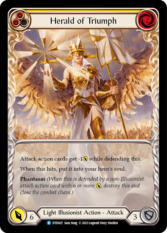 Herald of Triumph (Yellow) [DTD027] (Dusk Till Dawn) | Good Games Morley