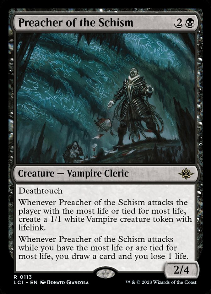 Preacher of the Schism 113 (The Lost Caverns of Ixalan)  - Foil | Good Games Morley