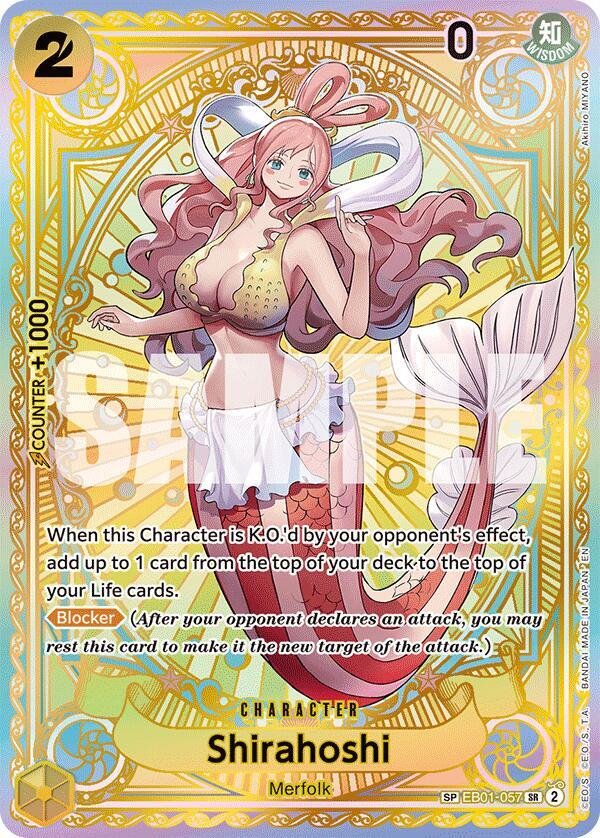 Shirahoshi EB01-057 (A Fist of Divine Speed)  - Special Foil | Good Games Morley