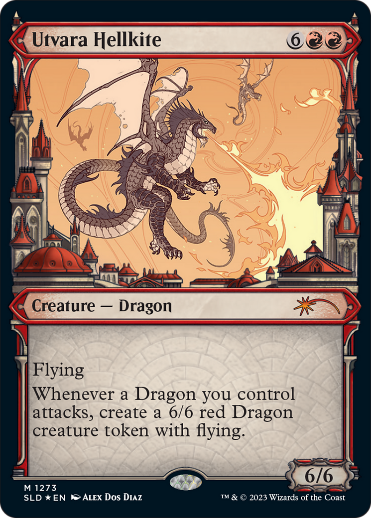 Utvara Hellkite (Halo Foil) [Secret Lair Drop Series] | Good Games Morley