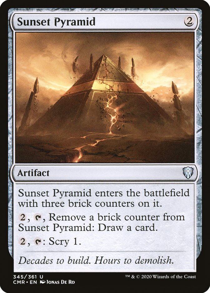 Sunset Pyramid 345 (Commander Legends)  | Good Games Morley