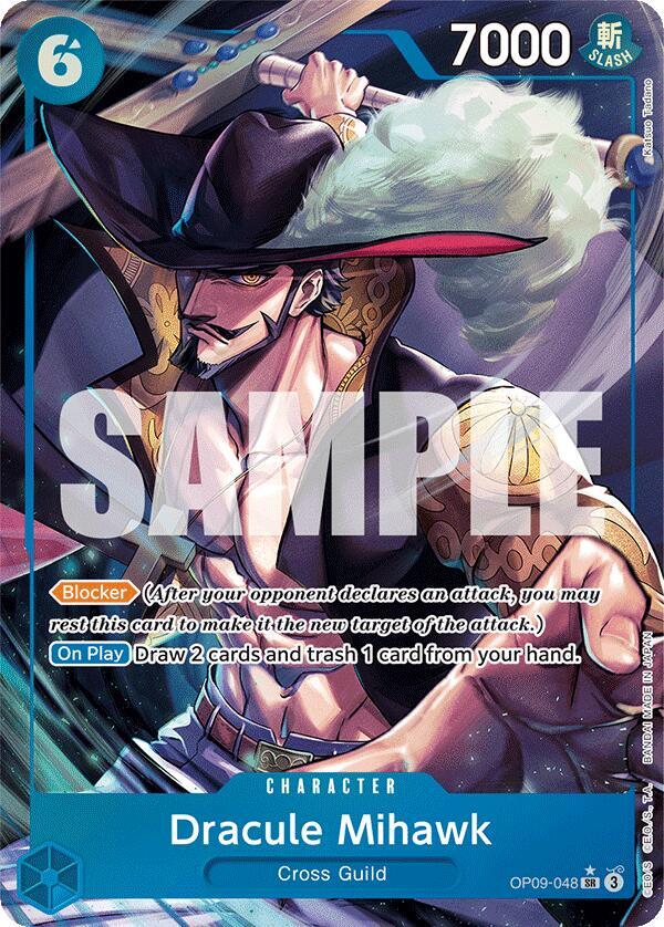 Dracule Mihawk OP09-048 (Emperors in the New World)  - Alternate Art Foil | Good Games Morley