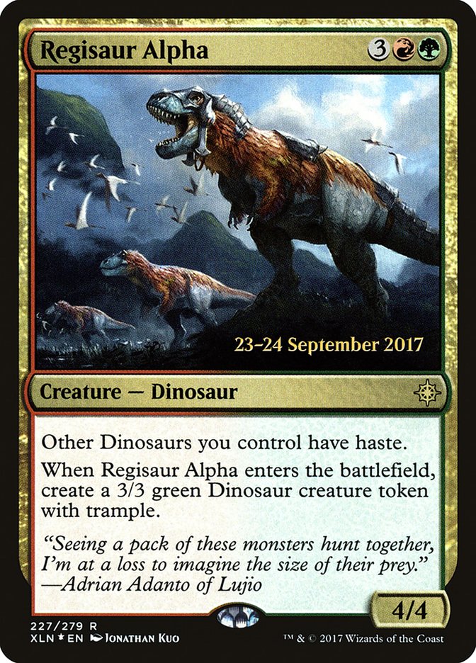 Regisaur Alpha [Ixalan Prerelease Promos] | Good Games Morley