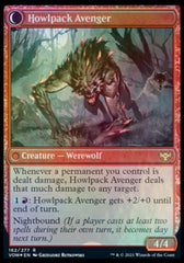 Ill-Tempered Loner // Howlpack Avenger [Innistrad: Crimson Vow Prerelease Promos] | Good Games Morley
