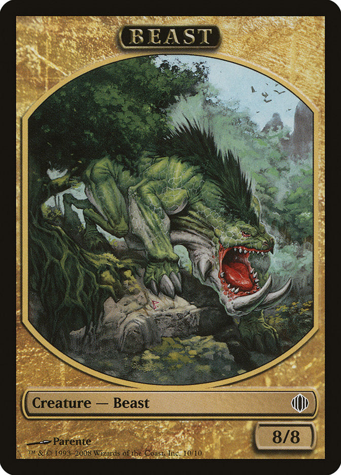 Beast Token [Shards of Alara Tokens] | Good Games Morley