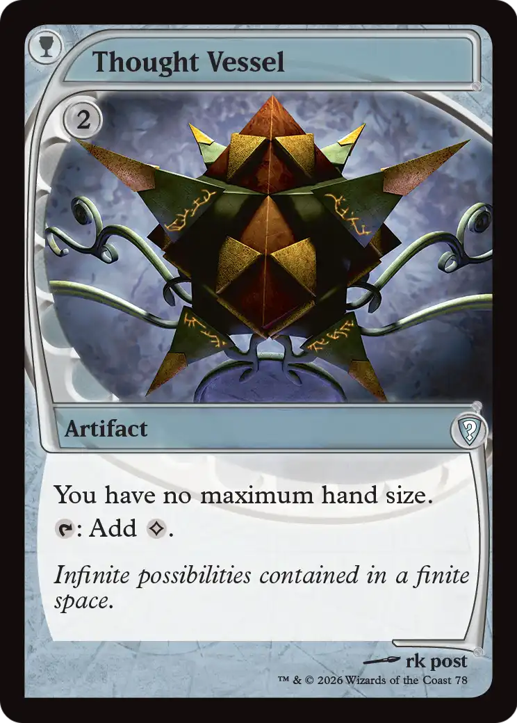 Thought Vessel (Future Sight) [Mystery Booster: Commander Edition] | Good Games Morley