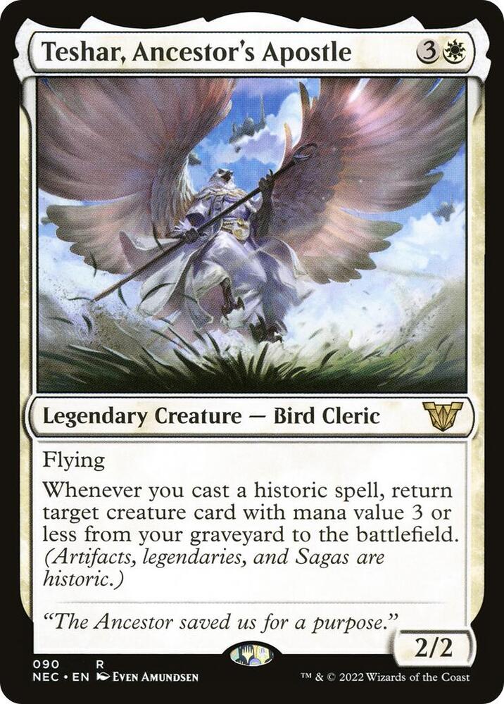 Teshar, Ancestor's Apostle 90/38 (Commander: Kamigawa: Neon Dynasty)  | Good Games Morley
