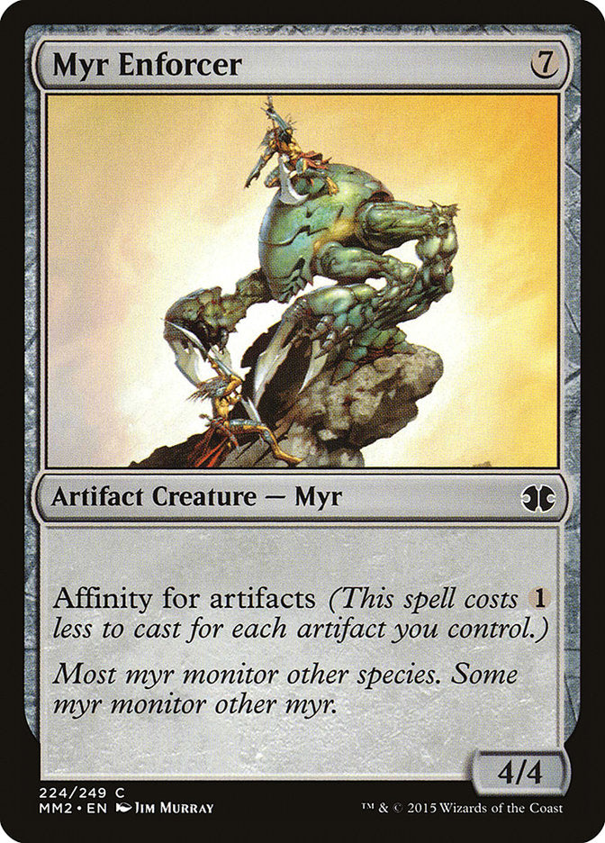 Myr Enforcer 224/249 (Modern Masters 2015)  - Foil | Good Games Morley