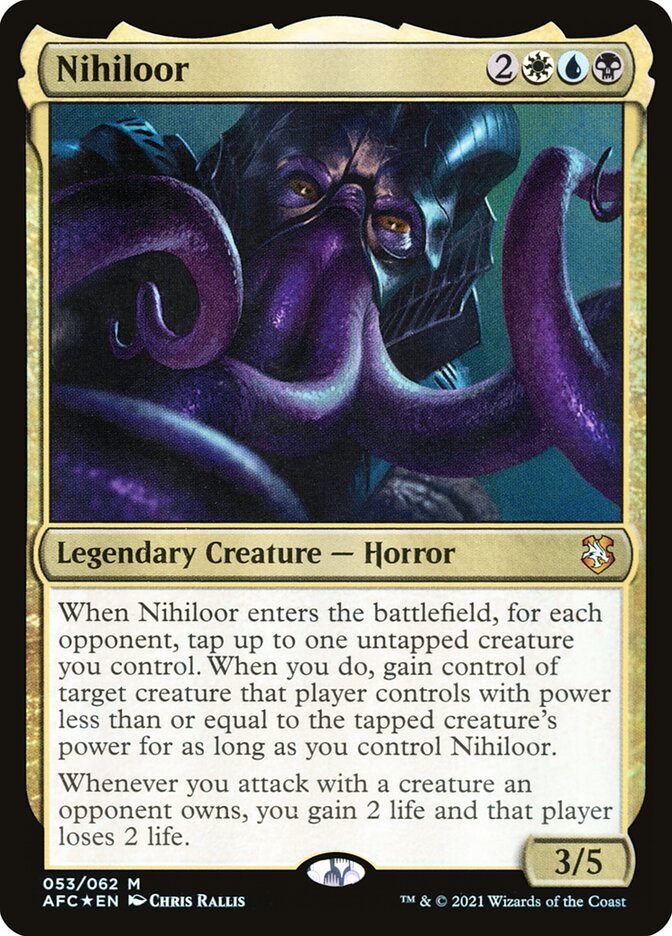 Nihiloor 53/62 (Commander: Adventures in the Forgotten Realms)  - Foil | Good Games Morley