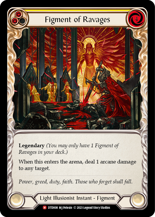 Figment of Ravages // Sekem, Archangel of Ravages [DTD008] (Dusk Till Dawn) | Good Games Morley