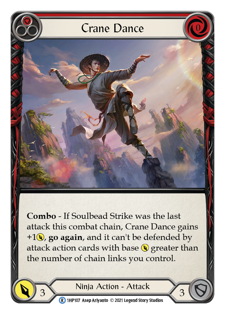 Crane Dance (Red) [1HP107] (History Pack 1) | Good Games Morley