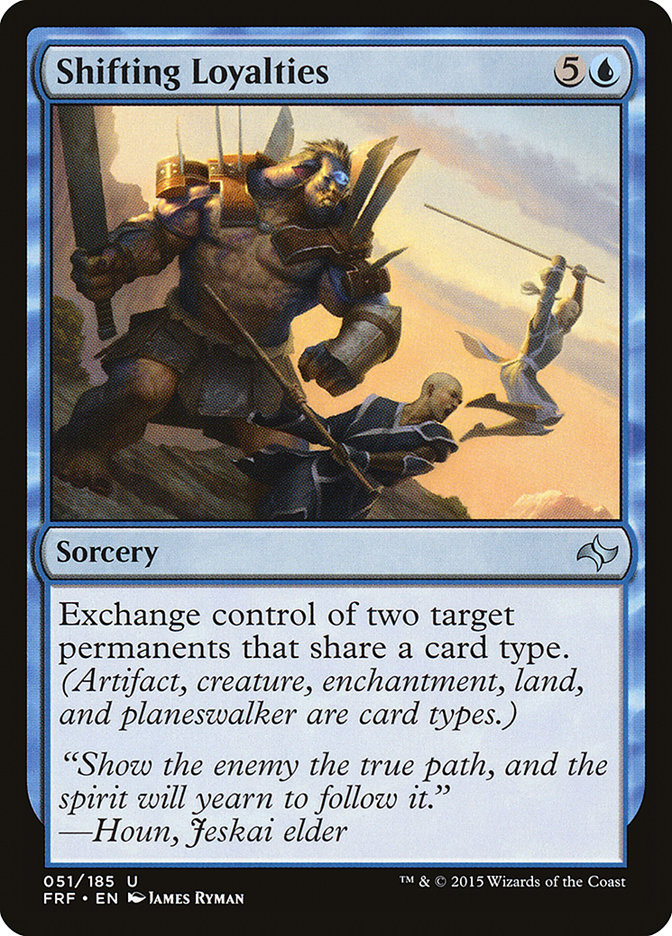 Shifting Loyalties 51/185 (Fate Reforged)  - Foil | Good Games Morley