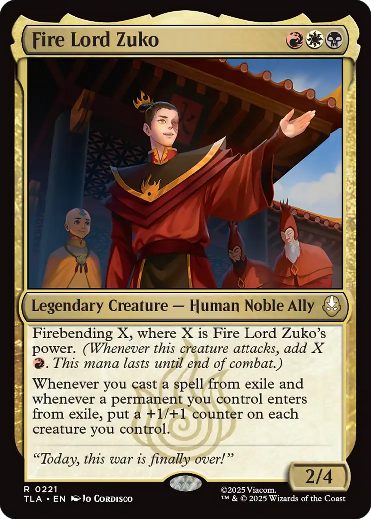 Fire Lord Zuko [Avatar: The Last Airbender] | Good Games Morley