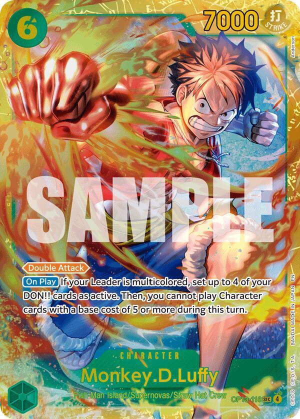 Monkey.D.Luffy OP13-118 (Carrying On His Will)  - Foil | Good Games Morley