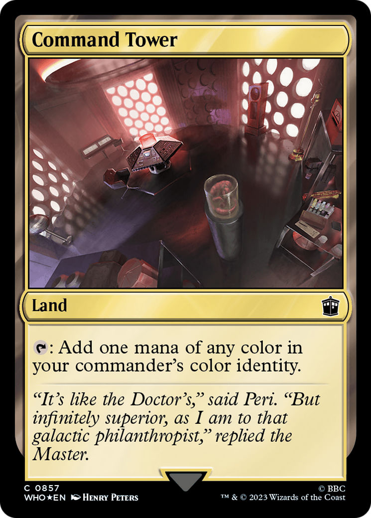 Command Tower (0857) (Surge Foil) [Doctor Who] | Good Games Morley