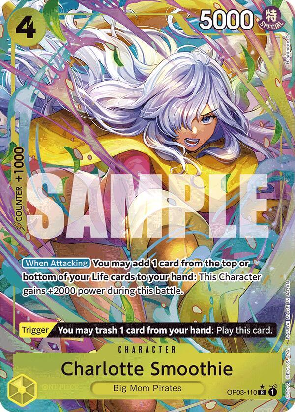 Charlotte Smoothie OP03-110 (Premium Booster -The Best-)  - Alternate Art Foil | Good Games Morley