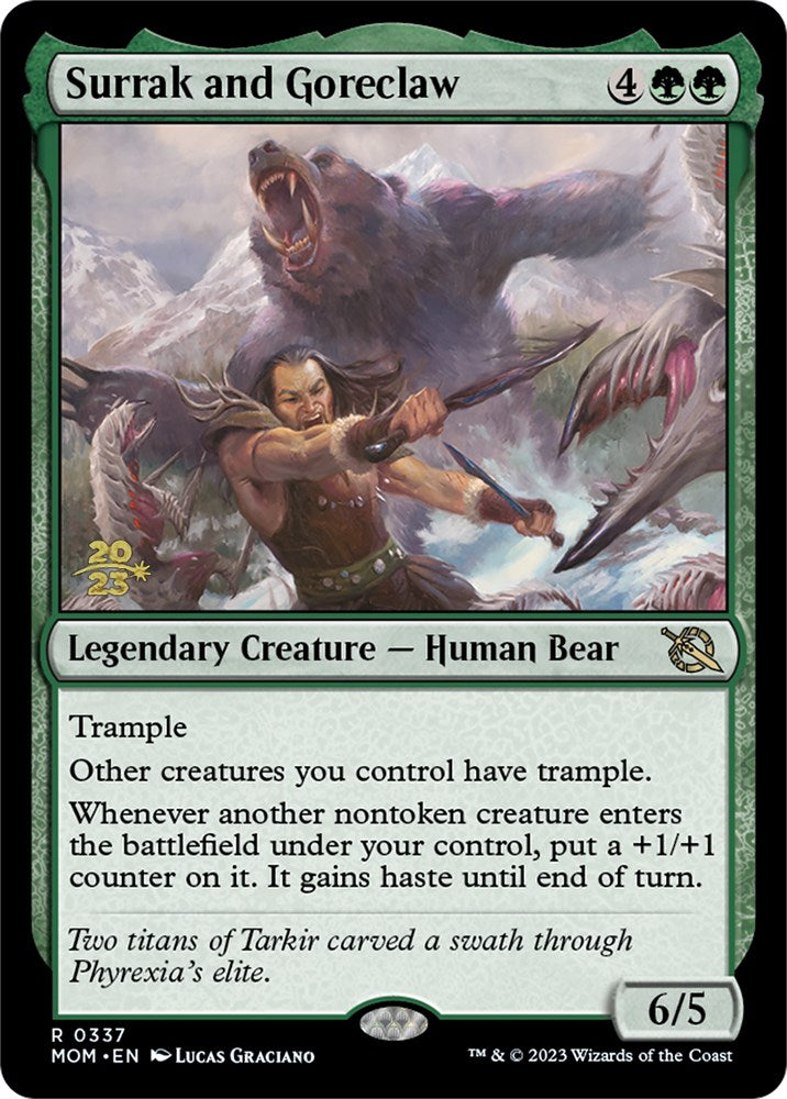 Surrak and Goreclaw [March of the Machine Prerelease Promos] | Good Games Morley