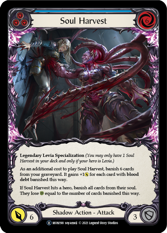 Soul Harvest [U-MON198-RF] (Monarch Unlimited)  Unlimited Rainbow Foil | Good Games Morley