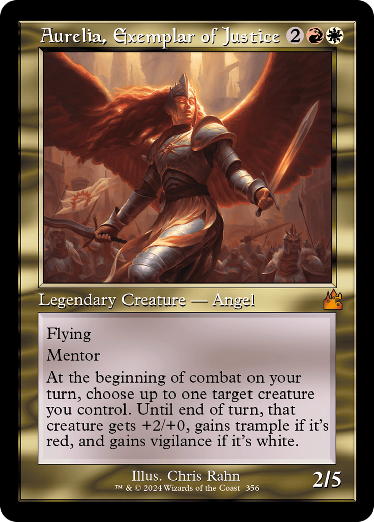 Aurelia, Exemplar of Justice (Retro) [Ravnica Remastered] | Good Games Morley