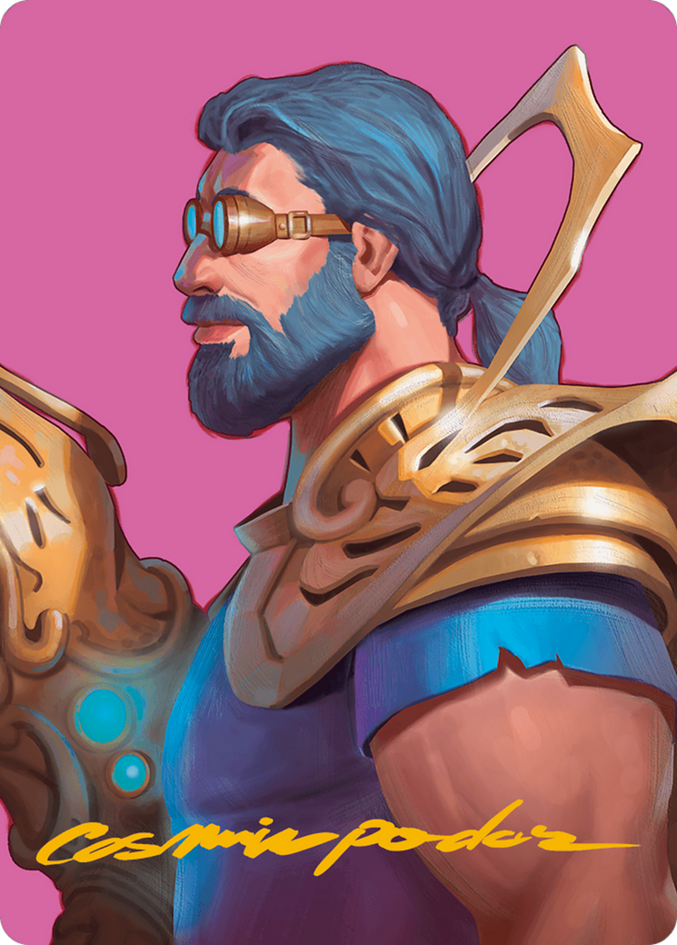 Satya, Aetherflux Genius Art Card (Gold-Stamped Signature) [Modern Horizons 3 Art Series] | Good Games Morley