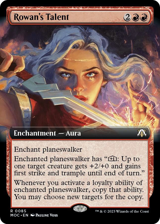 Rowan's Talent 85/444 (Commander: March of the Machine)  - Extended Art Foil | Good Games Morley