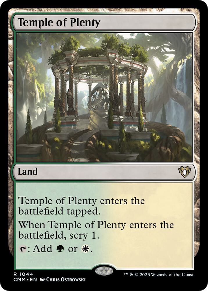 Temple of Plenty 1044/451 (Commander Masters)  | Good Games Morley