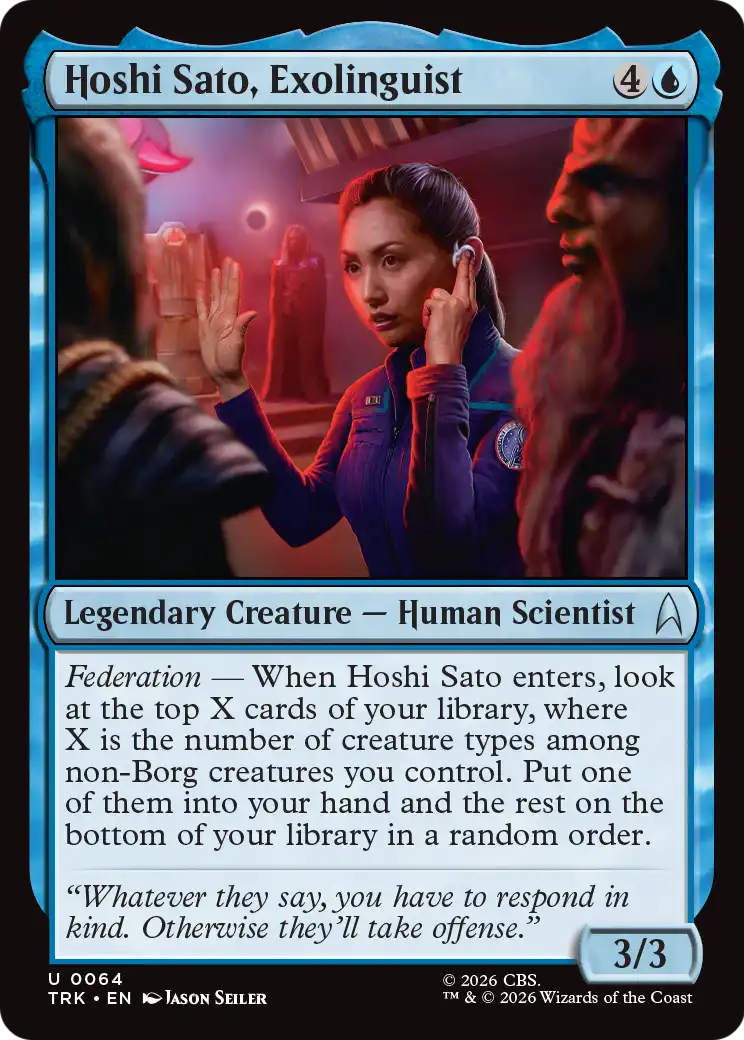Hoshi Sato, Exolinguist [Star Trek] | Good Games Morley