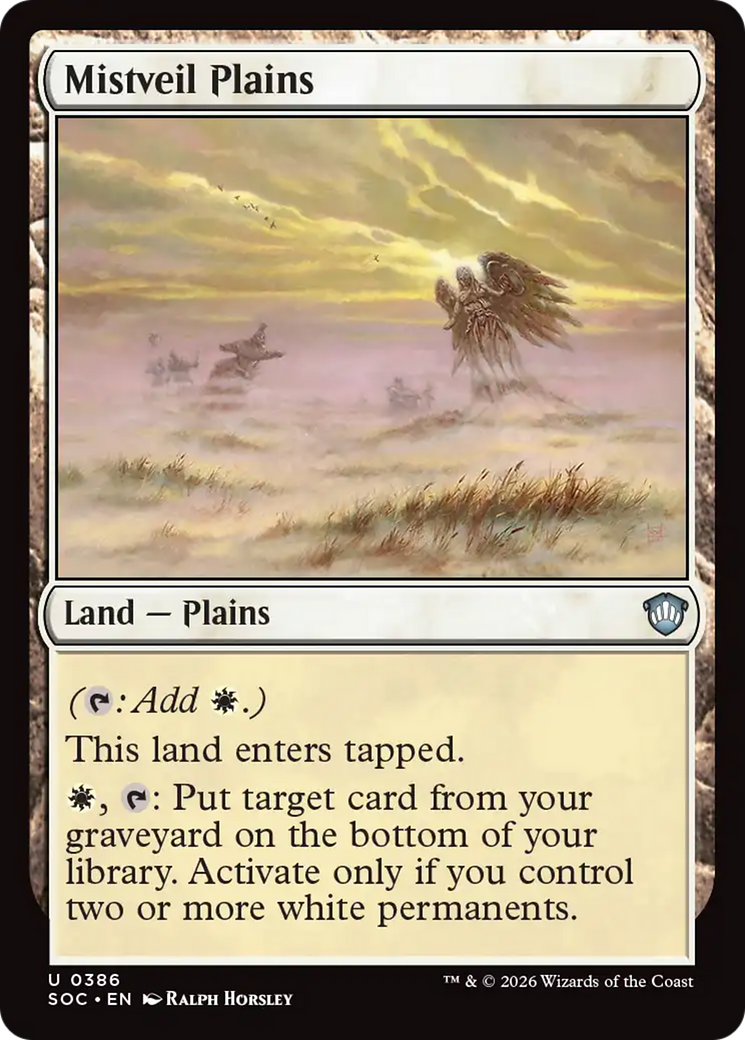 Mistveil Plains [Secrets of Strixhaven Commander] | Good Games Morley