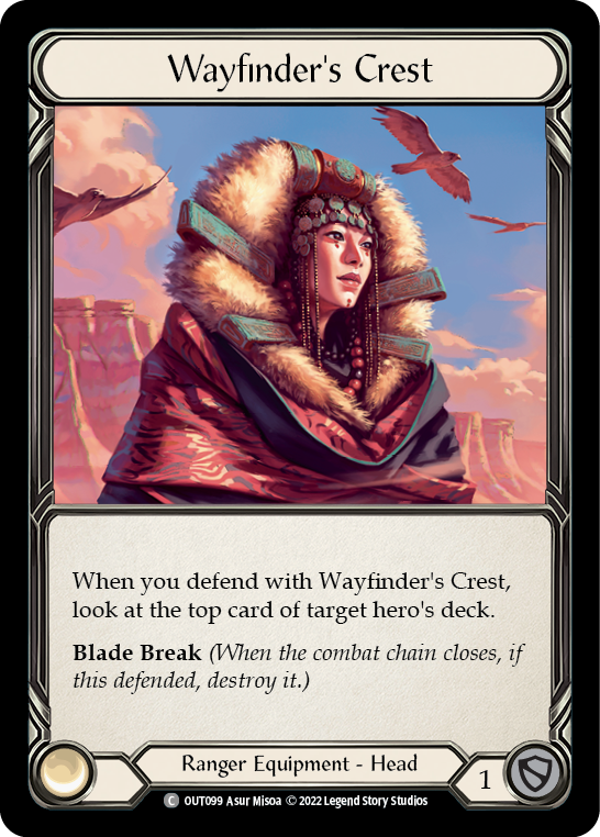 Wayfinder's Crest [OUT099] (Outsiders)  Cold Foil | Good Games Morley
