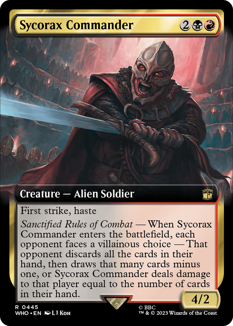 Sycorax Commander (Extended Art) [Doctor Who] | Good Games Morley
