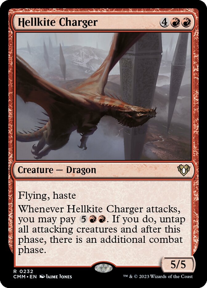 Hellkite Charger 232/451 (Commander Masters)  | Good Games Morley