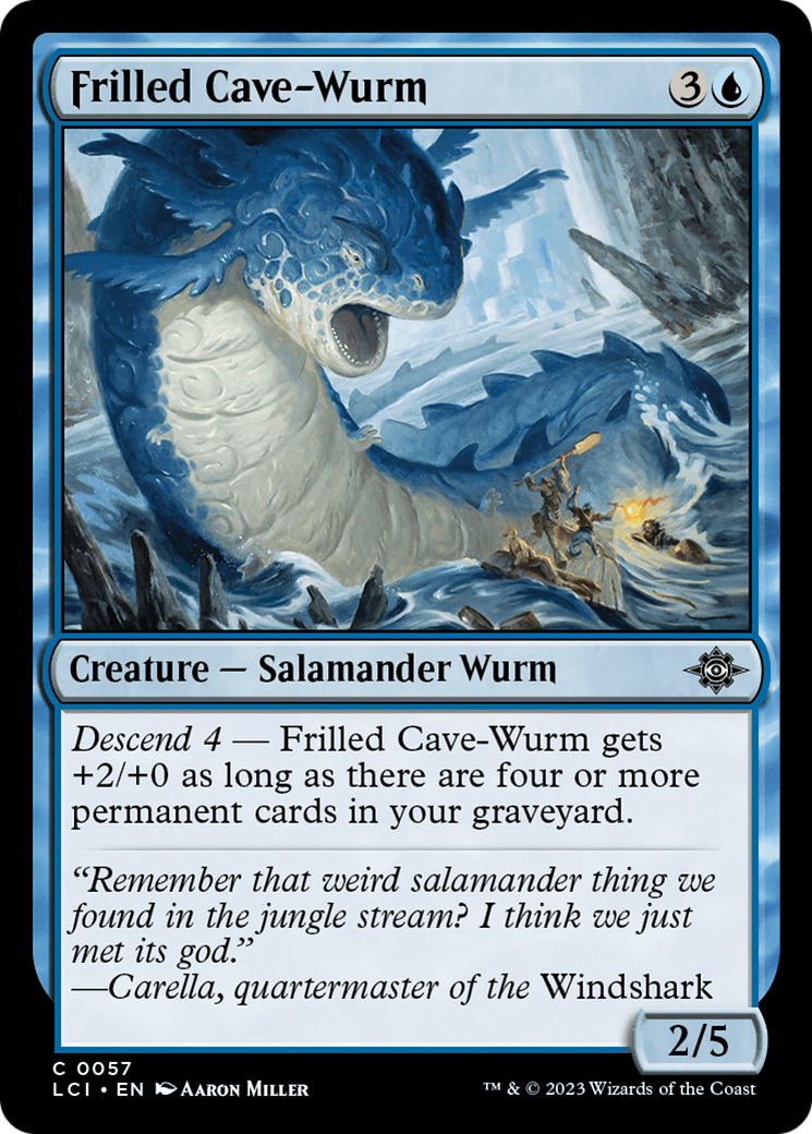 Frilled Cave-Wurm [The Lost Caverns of Ixalan] | Good Games Morley