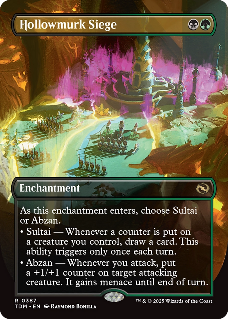 Hollowmurk Siege (Borderless) [Tarkir: Dragonstorm] | Good Games Morley